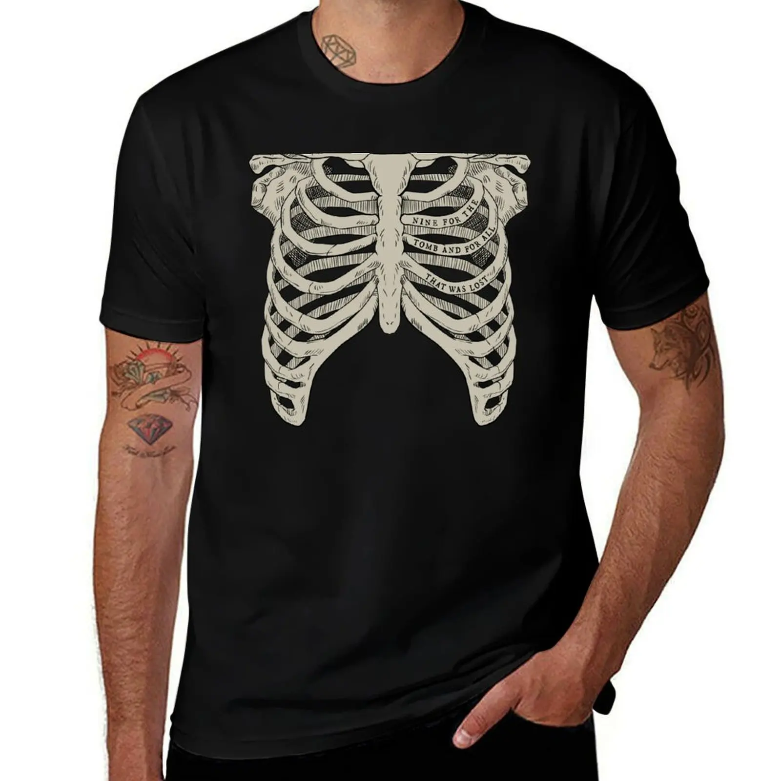 

The Locked Tomb - Ribcage T-Shirt Personalized t-shirt customs baggy shirts oversized t shirts for men