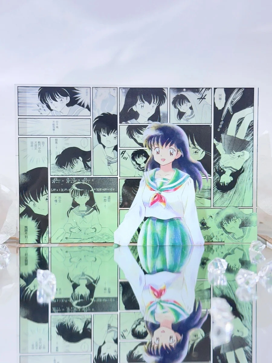 Inuyasha Acrylic Stand Block Higurashi Kagome SesshoumaruAnime HOBBY Goods Gift Animation Derivatives