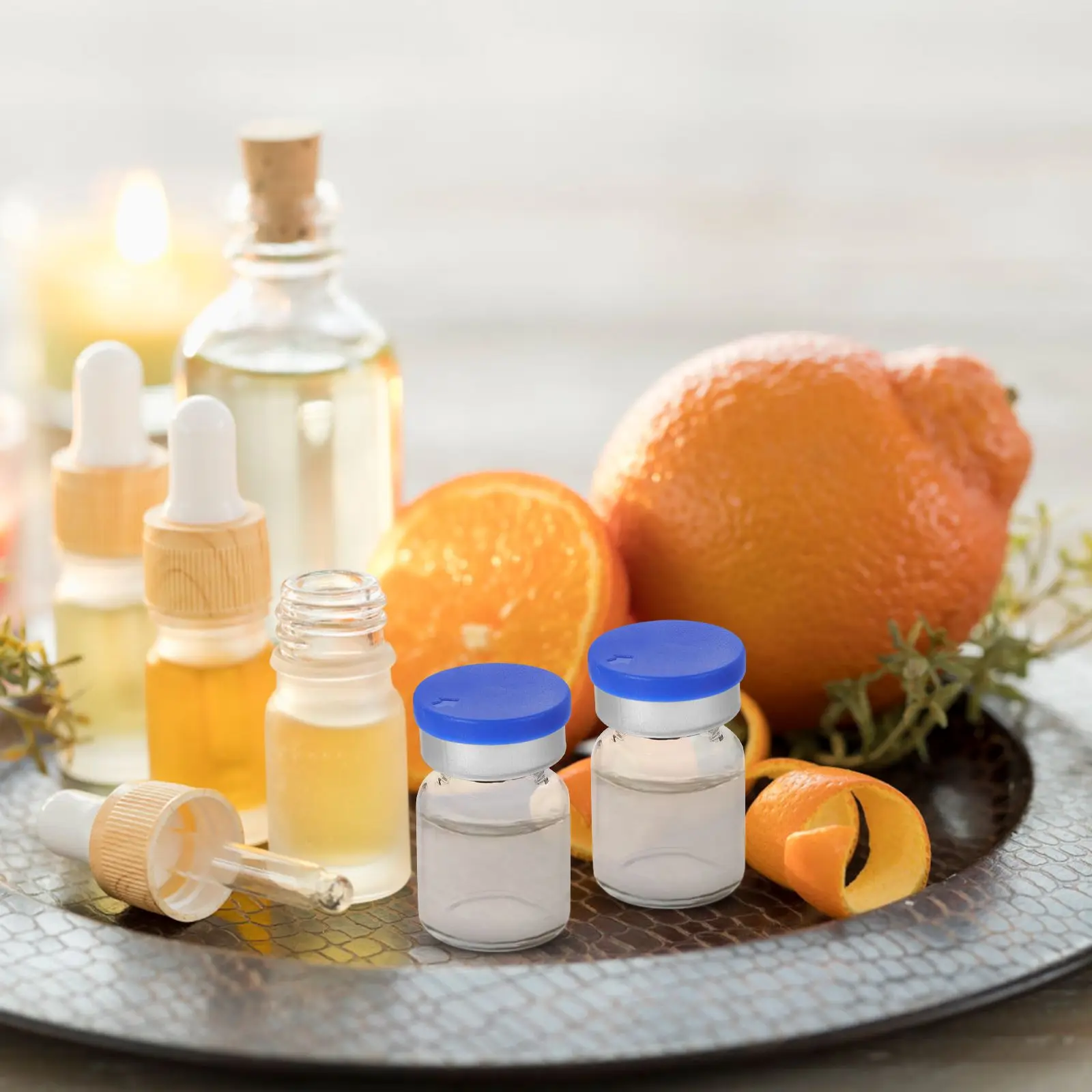 20 stuks helderglazen flesjes etherische olie bottelen kleine containers vloeibare opslag vloeibare bemonsteringsflesjes monsterflesje laboratoriumfles