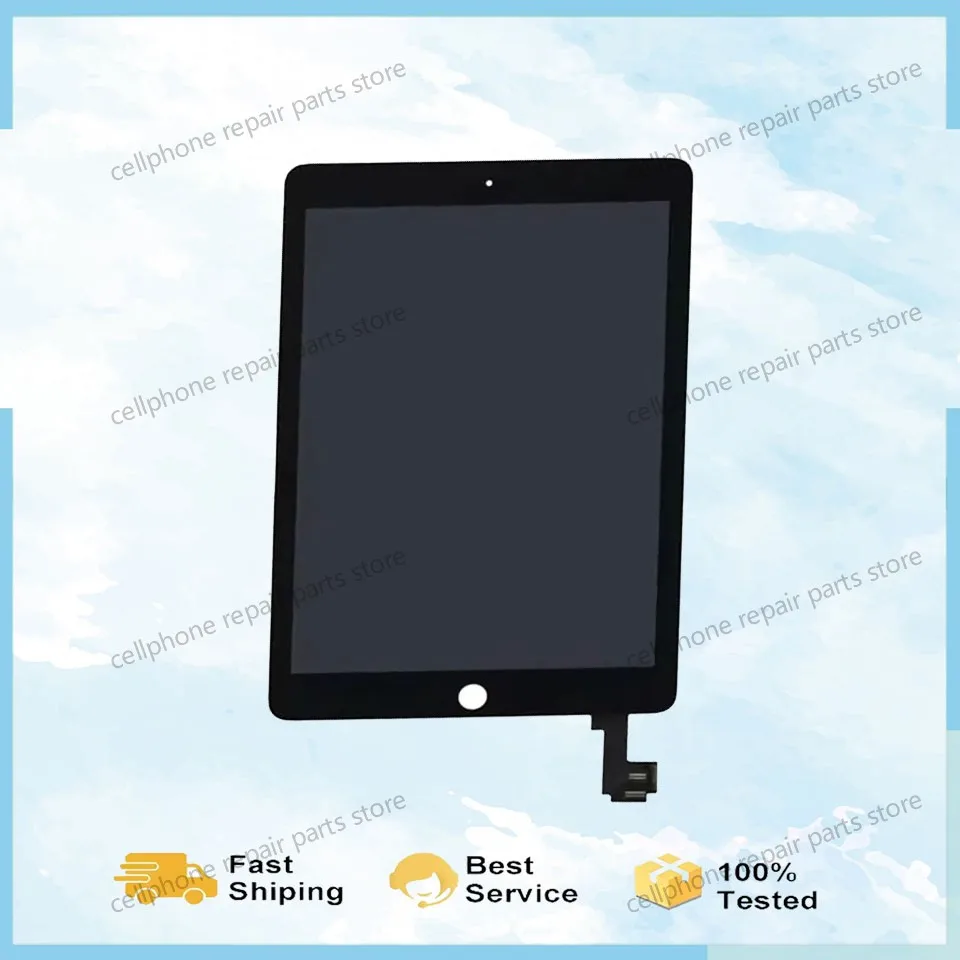 9.7" LCD For Apple iPad Air 2 iPad 6 A1567 A1566 Display Touch Screen Digitizer Panel Full Assembly Replacement Repair Parts
