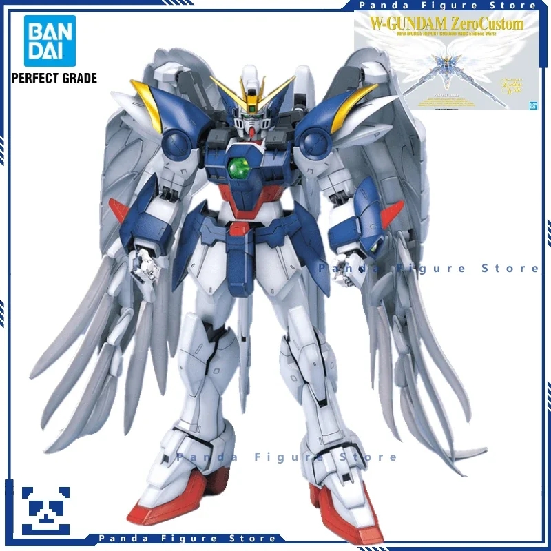 Bandai PG 1/60 Perfect W-Gundam Zero Custom XXXG-00W0 2.0 Action Figure Gunpla Boys Toy Mecha Model Anime Gift Assembly Kit