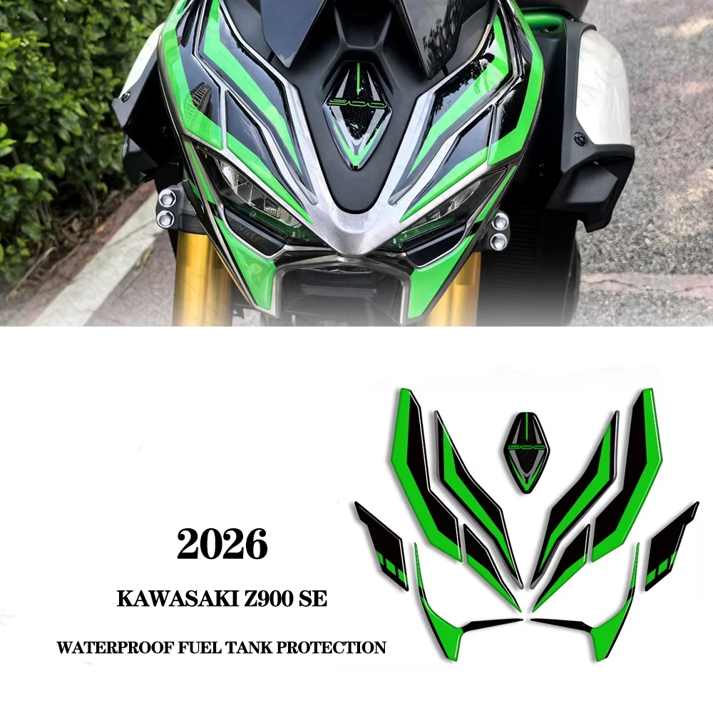 

Z 900 Motorcycle Stickers For kawasaki Z900 SE Motorcycle Accessories Tank Pad Protector 3D Waterproof Decals 2025 2026