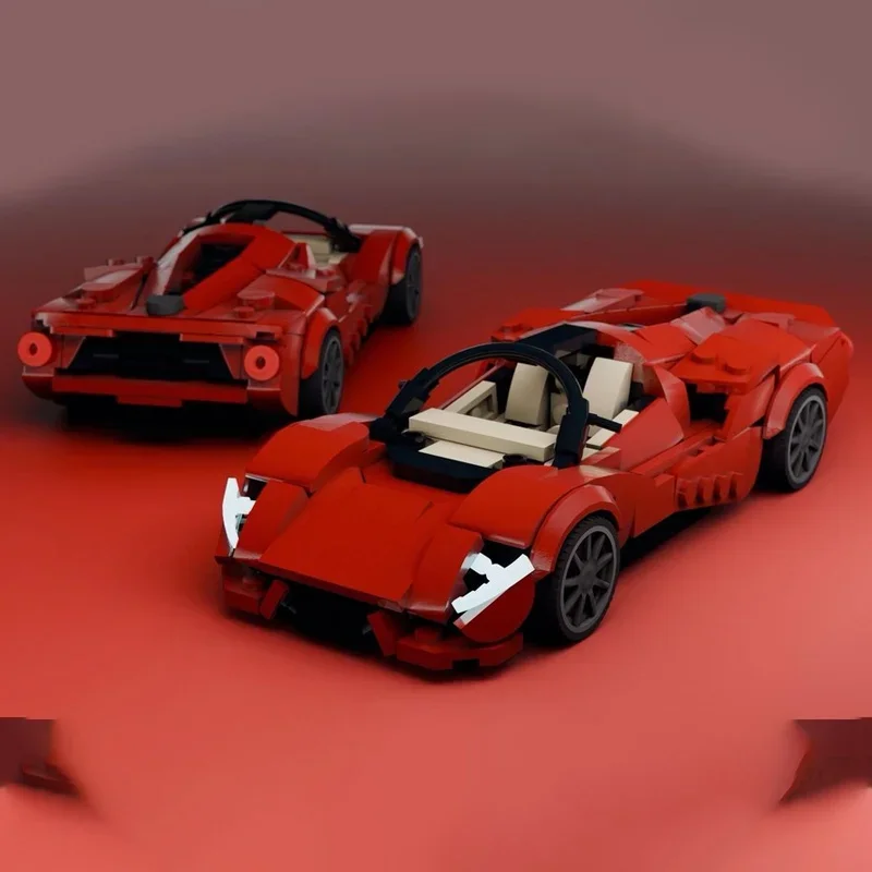 

377pcs Speed City Champions DeTomaso P72 Modular Sports Car Building Blocks DIY Model Assembly Collectible Toy Gift For
