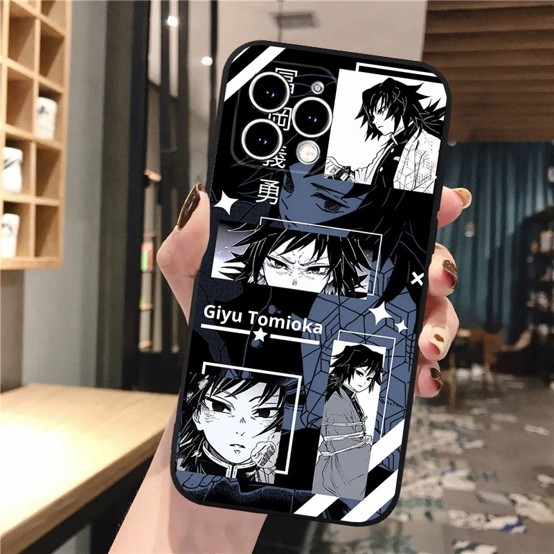 

Phone Case Carcasa Funda For iPhone 17 Pro Max Air 16 15 13 14 Pro Max 16 14 12 13 15 Pro 15Plus Anime Tanjiro Demon Slayer