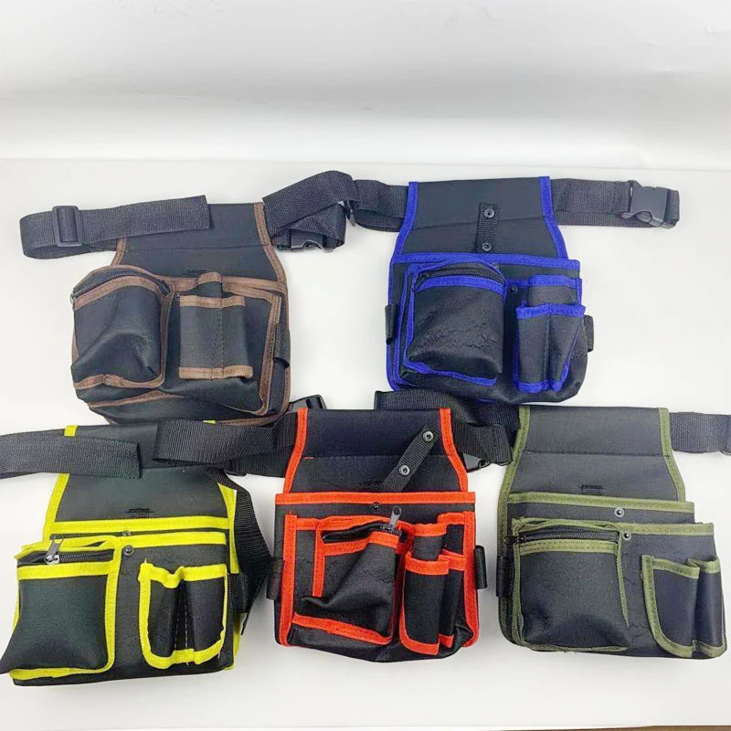 Multifunctional Waterproof Tool Pouch Hardware Electrician Toolkit Drill Holster Waist Bag Wrench Screwdriver Tool Bag