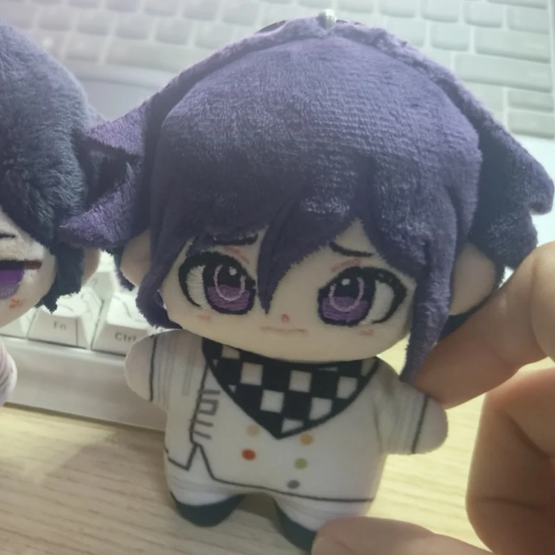 

10cm Anime Danganronpa Plush Doll Hinata Komaeda Naegi Mini Starfish Body Printed Plush Keychain Pendant Kids Gifts Plushies Toy