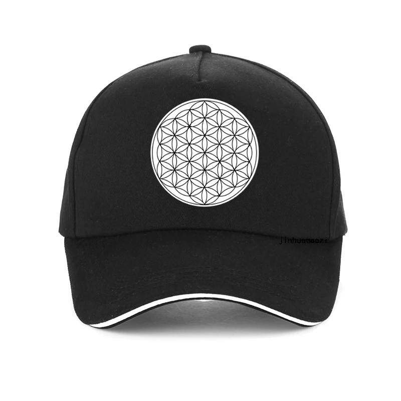 

Brand Men hat Mandala Baseball Cap Flower Of Life Sacred Geometry print Women caps Fashion pop Star hats for men's