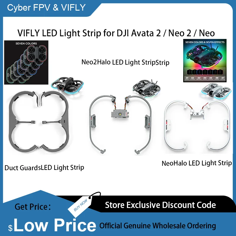 �y�Z�[�����zVIFLY NeoHalo Neo2Halo LED���C�g�X�g���b�v DJI Neo�܂���Neo2�p�A�܂��̓J���t����LED�X�g���b�v�t���_�N�g�K�[�h DJI Avata 2�p