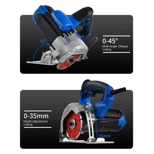 Elektrische Schneidemaschine Serra, Schneidemaschine, elektrische Werkzeuge, Fliesenmetallschneider, einstellbarer Winkel, 1900 W, 220 V, 13000 U / min, 0-45 ° 10 Hauptverkäufe Serra Sabre 220V - №8