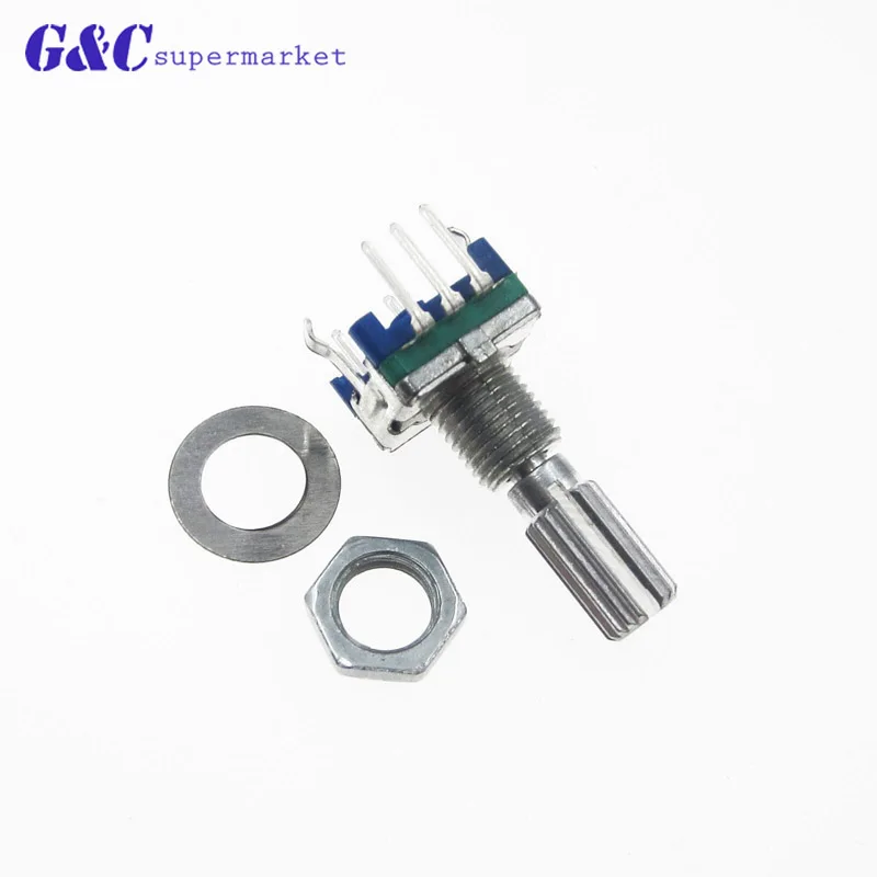 

5PCS Rotary encoder with switch EC11 Audio digital potentiometer 20mm handle