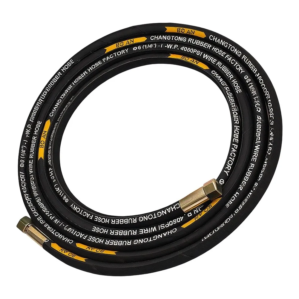 Industrial Grade Grease Hose with Heat Resistant Weatherproof Design and Enhanced Rust For Protection for Machinery