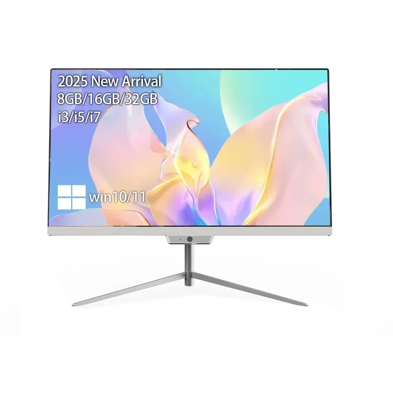 معالج الجيل الجديد I3 I5 I7 مجموعة كاملة من إعداد الألعاب المستخدمة لأجهزة الكمبيوتر المكتبية 8th Gen مناسبة الكمبيوتر الكل في جهاز كمبيوتر واحد منخفض