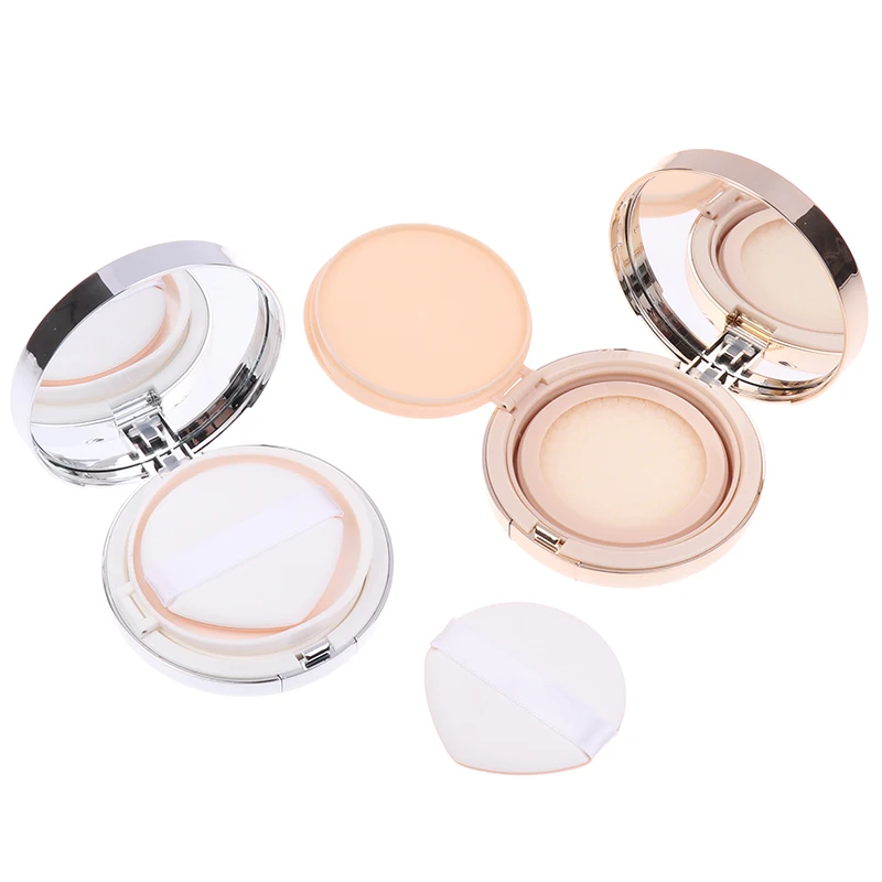 Empty Air Cushion พัฟกล่องแบบพกพา Foundation DIY กล่องกระจกฟองน้ํา BB ครีมเครื่องสําอางค์คอนเทนเนอร์เครื่องมือแต่งหน้าความงาม