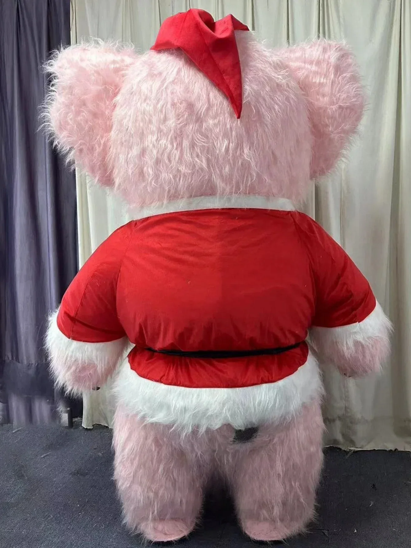 Giant Plush Inflatable Koala Mascot Costume Polar Bear Panda in Christmas Dress Halloween Adults Animal Fursuit No Battery