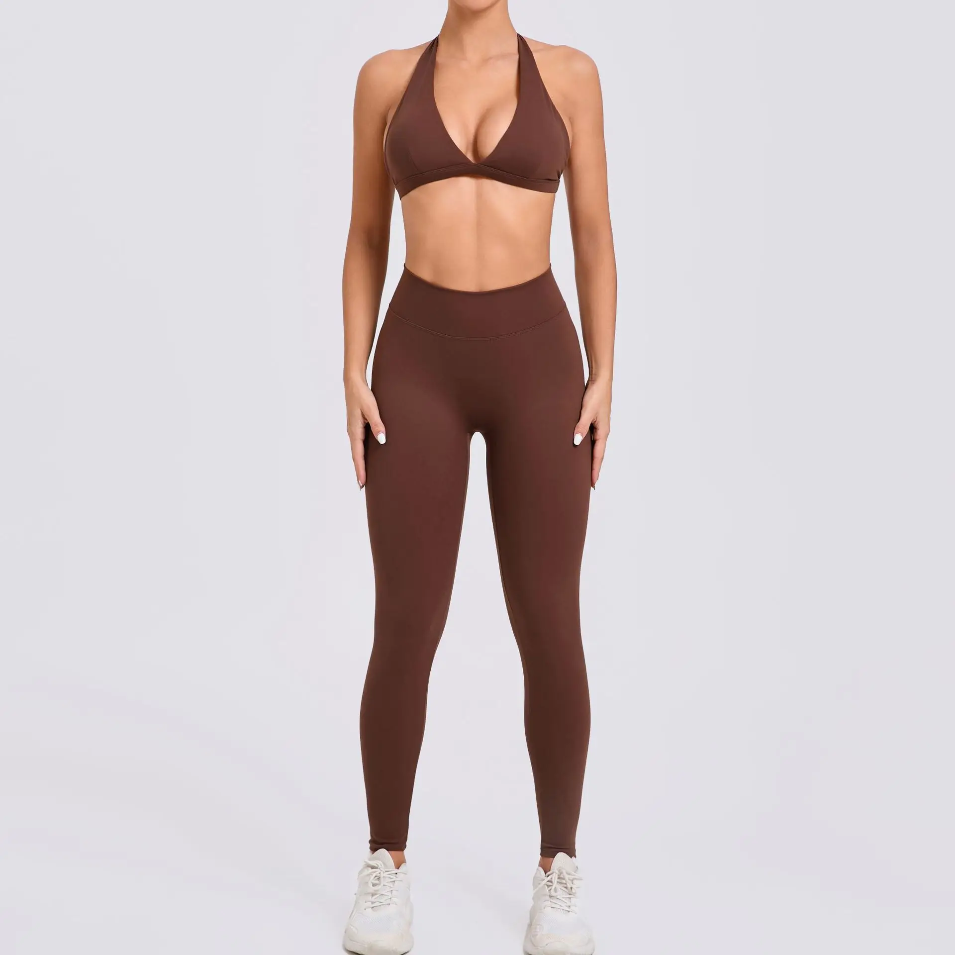 

Yoga Clothing Fitness Legging High Waist 2 Pieces Sports Suit Women's Yoga Suit Gym Training Set Women's Running Suit Quick Dry