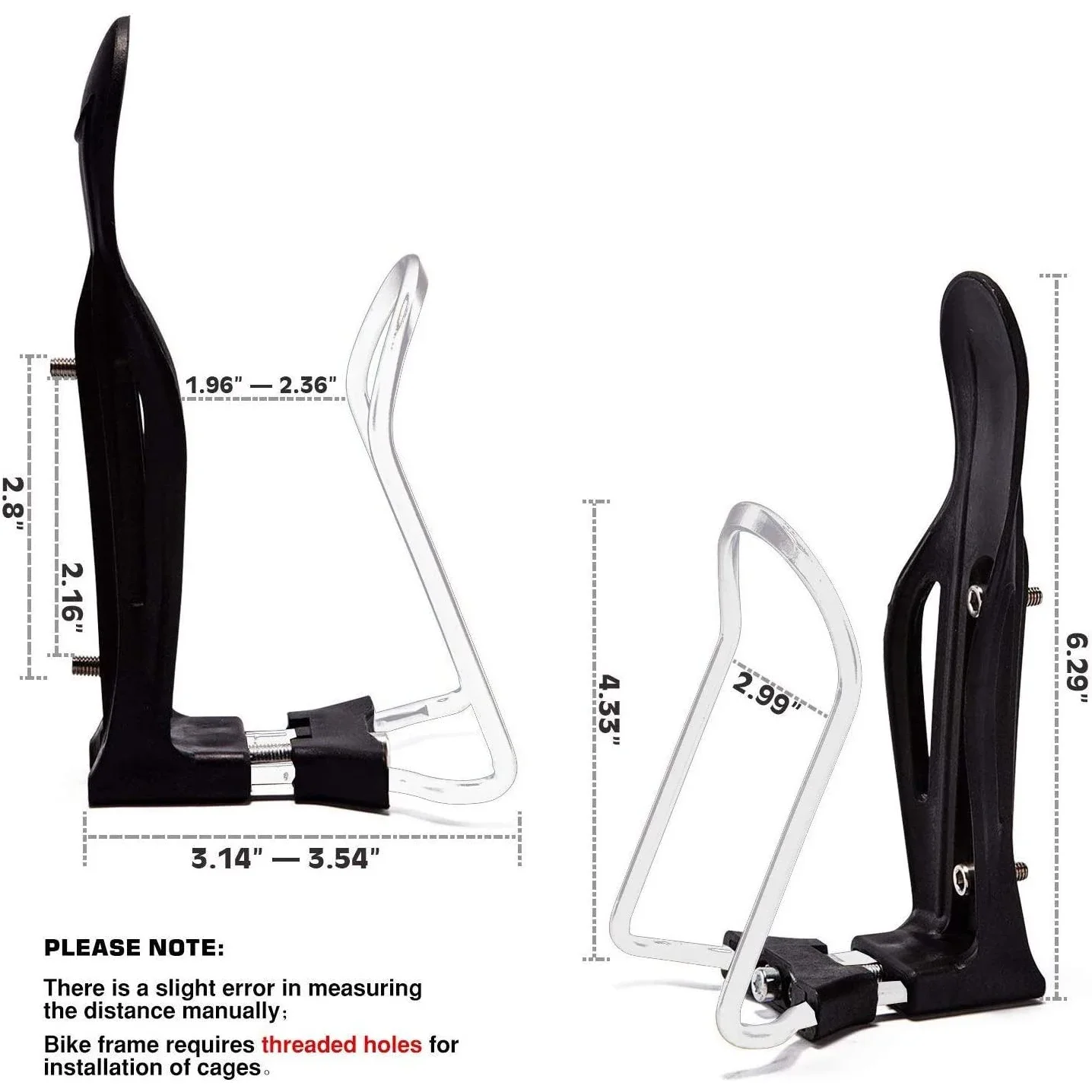 X-TIGER حامل زجاجة مياه للدراجة من سبائك الألومنيوم أقفاص زجاجات مياه للدراجة ملحقات الدراجات سلة زجاجات مياه رياضية MBT #5