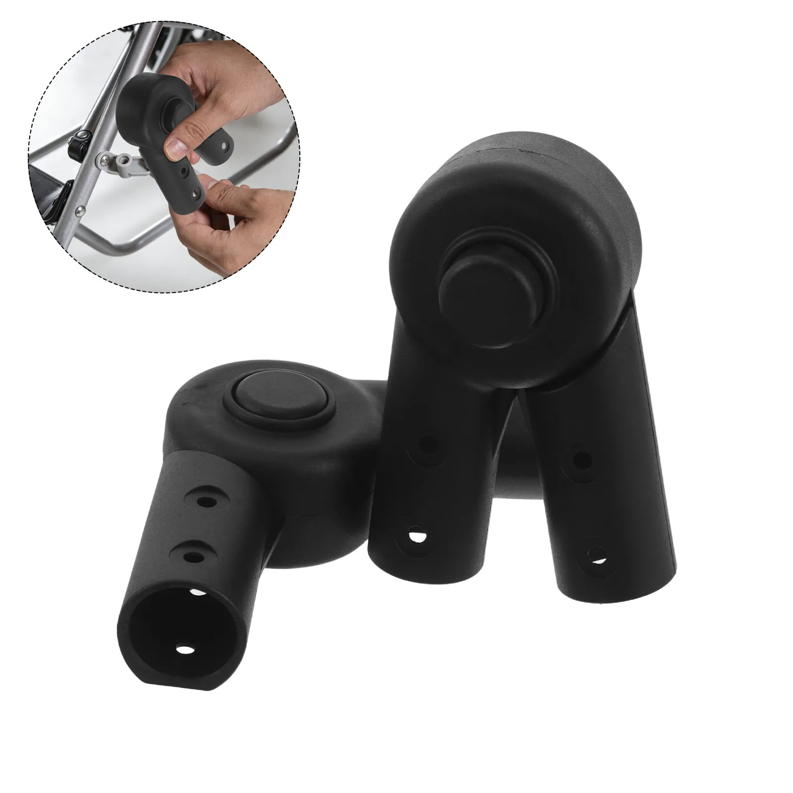 

Комплект из 2 универсальных соединителей для детских колясок: адаптер для крепления сиденья, легко устанавливаемый, складной