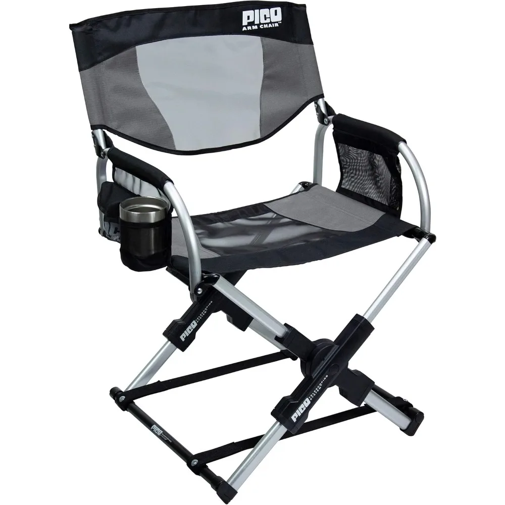 

Pico Arm Chair, Folding Director's Chair with Carry Bag