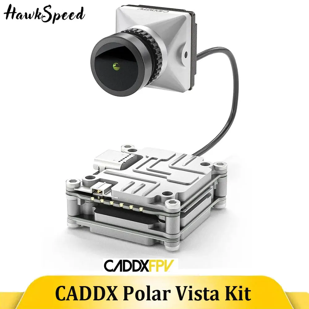 CADDX Polar Vista Kit Starlight Digital FPV HD Camera System 16:9 720p 60fps FOV 162 for FPV RC Racing Drone DJI FPV Goggles