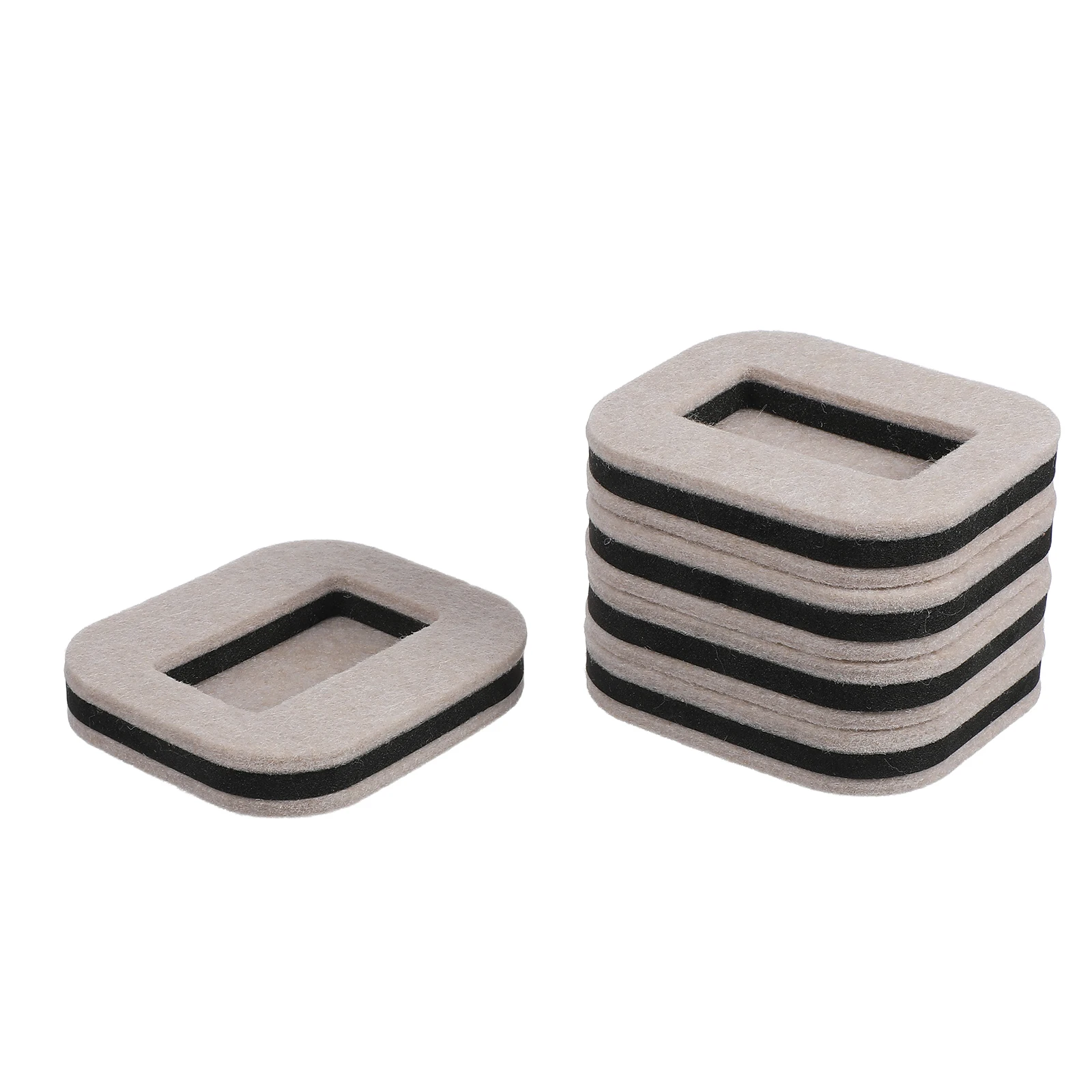 

5Pcs Non-Slip Chair Wheels Stopper Felt Pads Anti-Skid Furniture Pads for Hardwood Tile Carpet Wheel Protection