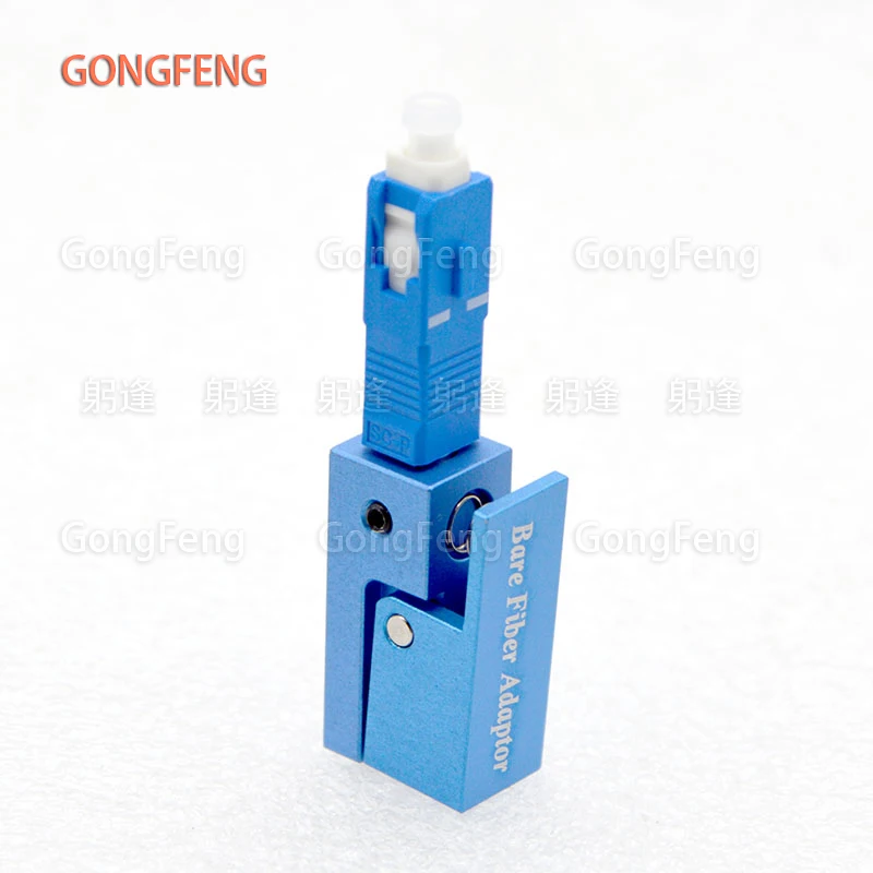 New SC UPC APC Square Bare Fiber Adapter Connector Optic Fiber Flange Temporary Succeeded OTDR Test Coupler Special Wholesale