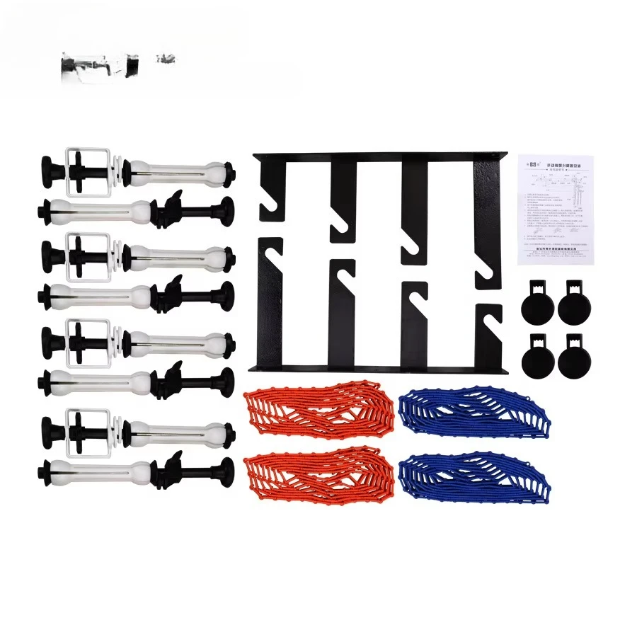 System ręcznego montażu tła na ścianie z 4 rolkami, ręczny wał do tła fotograficznego