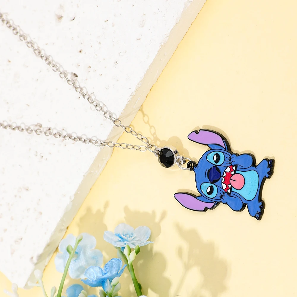 

Ожерелье Disney Stitch, милый подарок в стиле Лило и Стич для девочек, игрушки, аксессуары, подарки