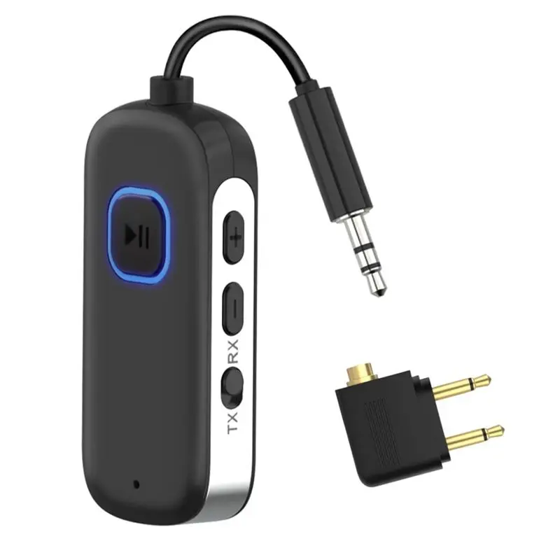 

Прочный беспроводной Bluetooth-адаптер 2-в-1 (передатчик/приемник) с разъемом 3,5 мм AUX, поддержкой Multipoint, Hi-Fi стерео, Aptx-Compatible/HD/LL