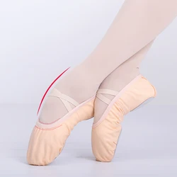 Women Ballet Shoes Canvas Girls Dance Slippers Split Sole Gymnastics Yoga Dancing Shoes Children Adult Ballerina Shoes