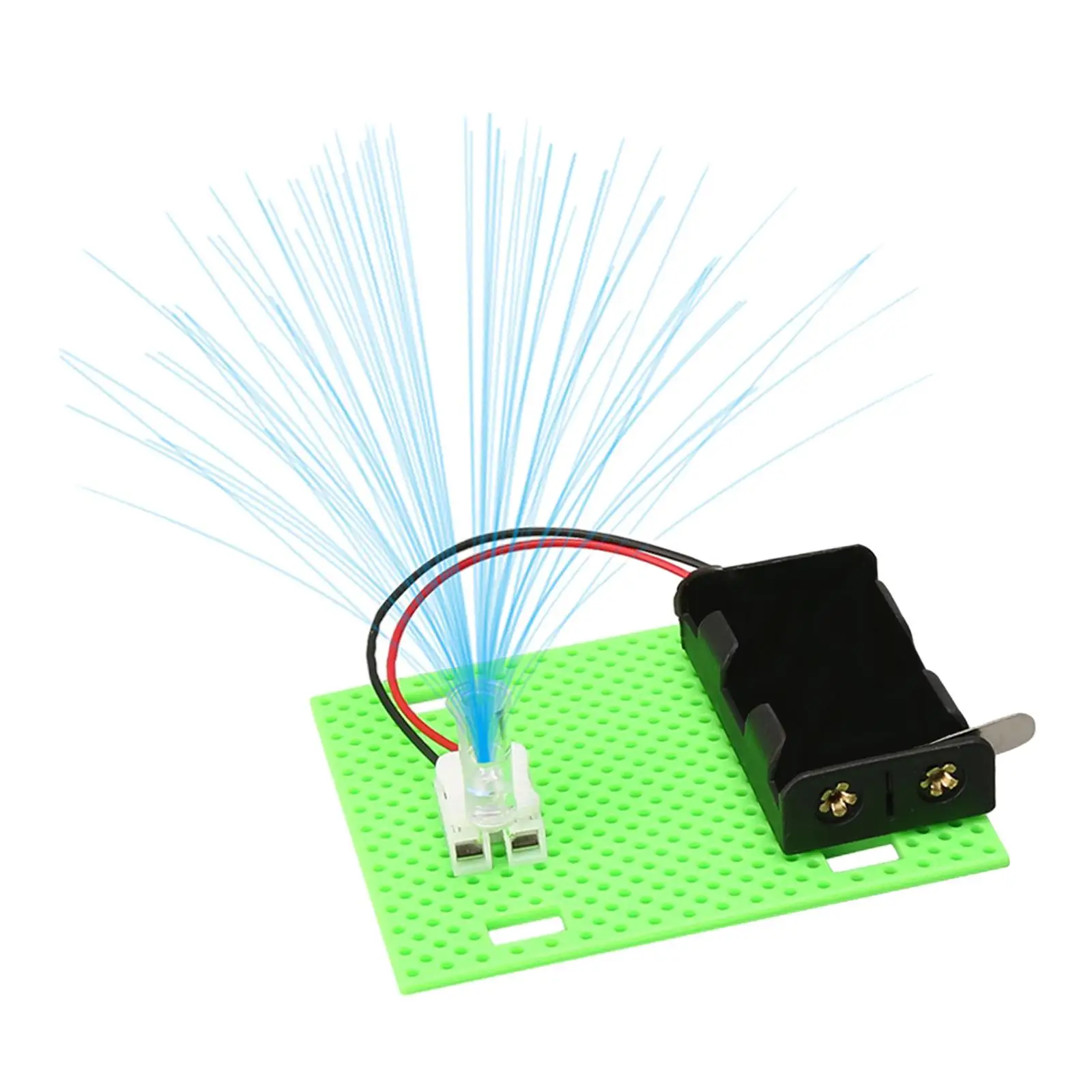 Kits de materiais de lâmpada de fibra óptica colorida LED brinquedo de lâmpada noturna de fibra óptica criativa