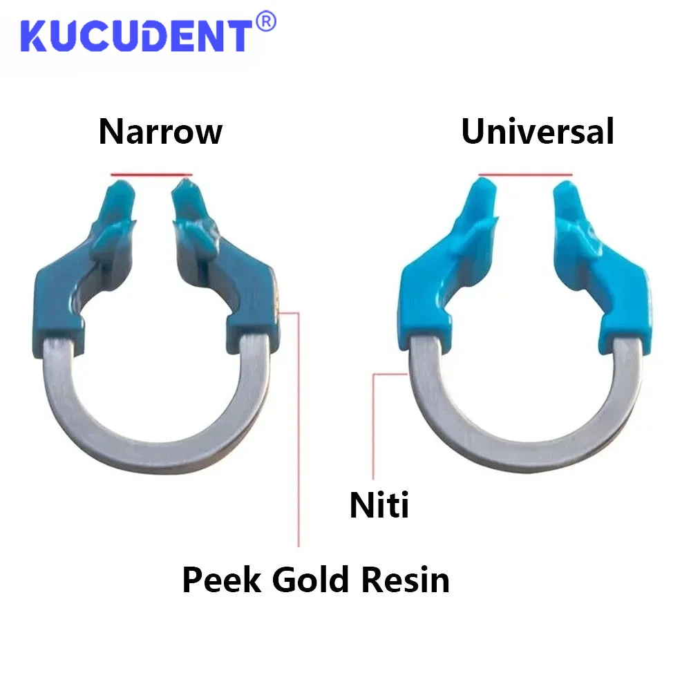 Dental Sectional Matrix System Kit with Contoured Bands NITI Clamp Ring Metallic Matrices for Posterior Restoration Dentist Tool