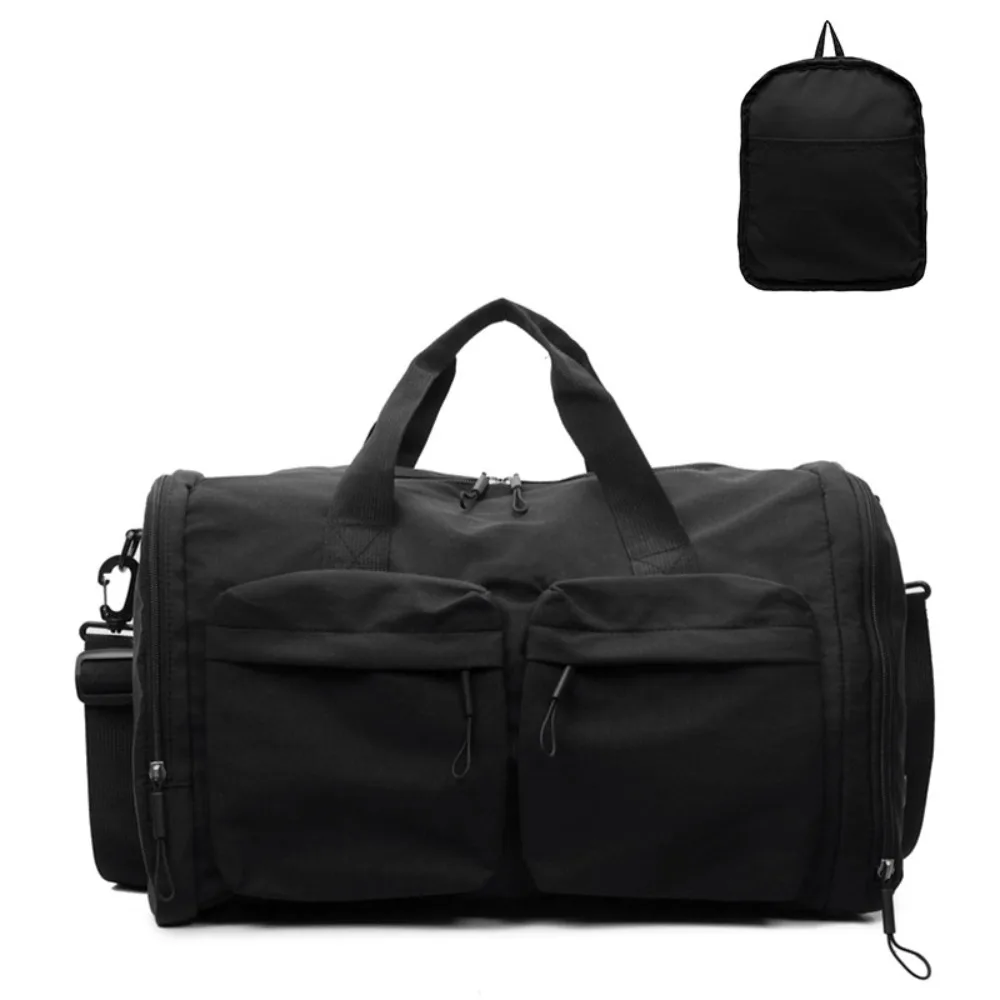 

Новая складная дорожная спортивная сумка, водонепроницаемая сумка через плечо, большая вместительная сумка с несколькими карманами для фитнеса и тренировок, спортивная сумка