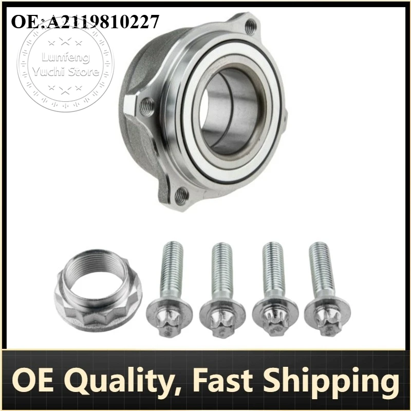 

P/N: A2119810227 - Rear Wheel Bearing Kit for Mercedes-Benz (W212, W204, W221, W218) E200,E300,E350,GLK350,S450,S500,CLS250