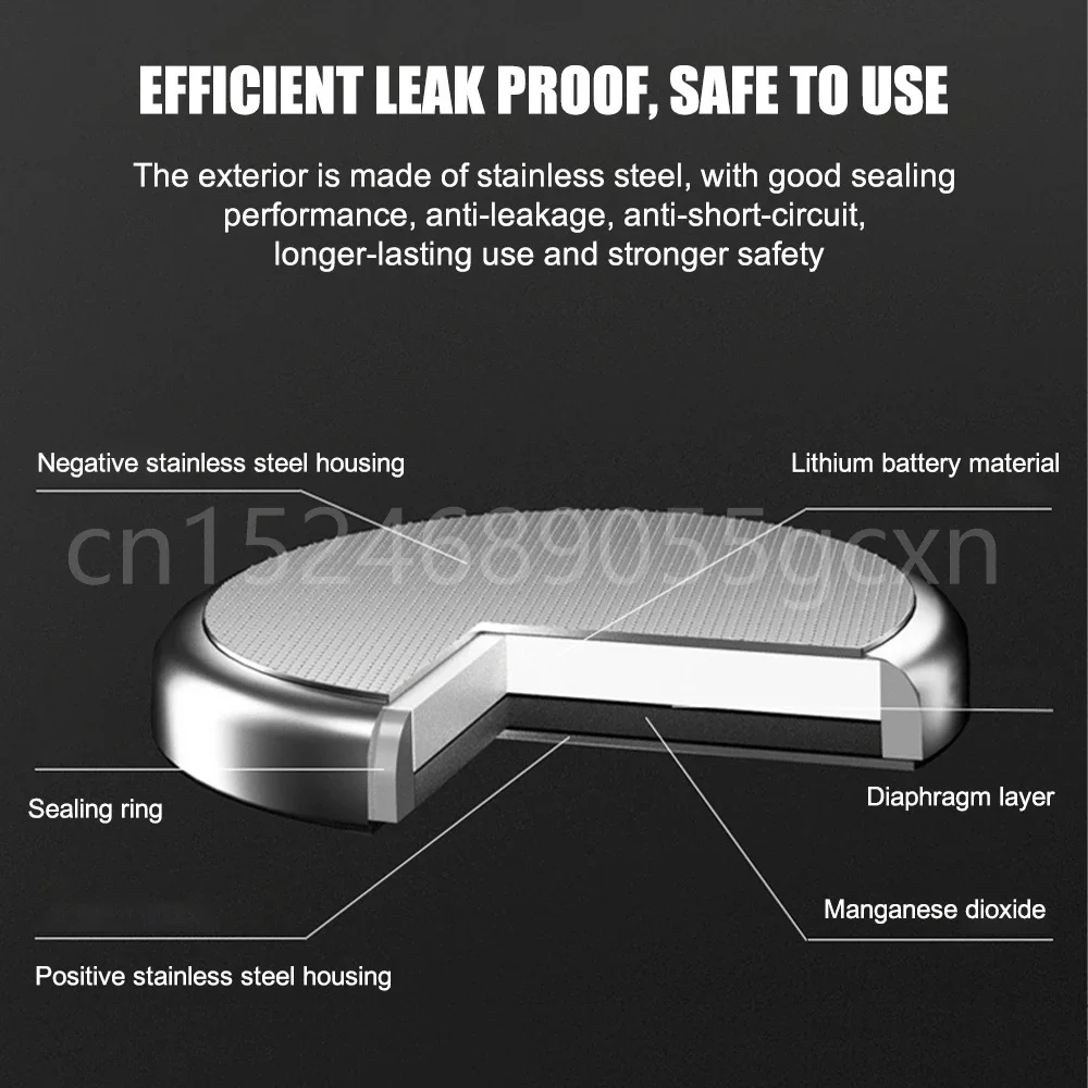 بطارية ليثيوم للأزرار لمراقبة ضغط إطارات السيارة ، بطارية درجة حرارة عالية ، 3 فولت ، 1.3 مللي أمبير في الساعة ، CR2050 ، 1-10 لكل لوت