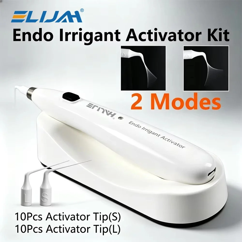 ELIJAH Wireless Dental Sonic Activator for Root Canal Cleaning Irrigator Endo Ultra Vibration Device with 20 Tips Dentist Tools