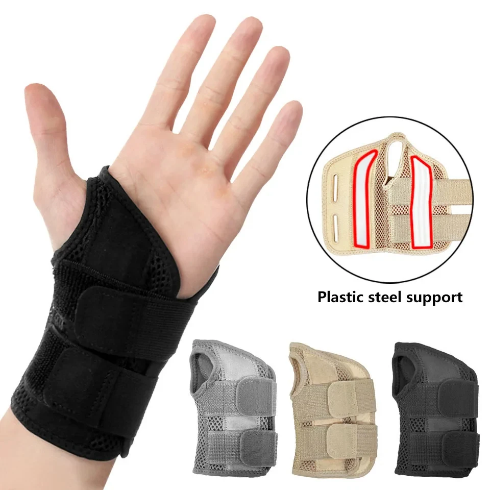 1Pcs Carpal Tunnel Wrist Brace Adjustable Wrist Support Brace Wrist Compression Wrap for Arthritis Tendinitis Pain Relief