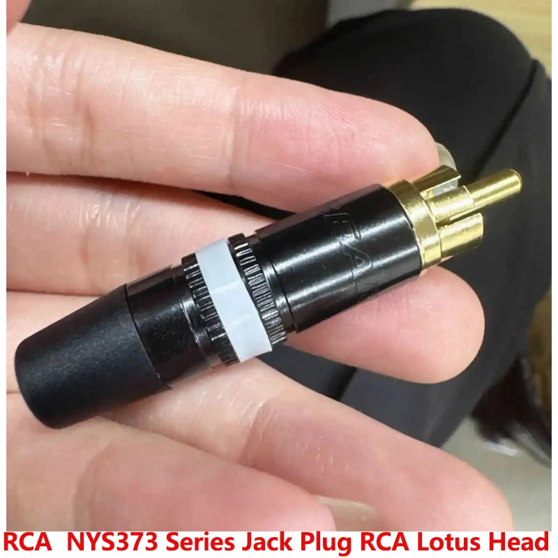 

RCA NYS373 Series Jack Plug RCA Lotus Head Connector For Speaker Terminal Audio Cable Plug Adapters