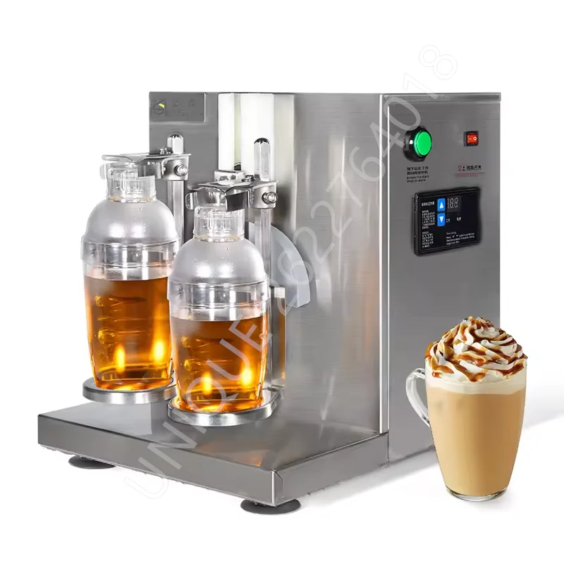 

Automatic Bubble Boba Tea Shaker Commercial Milk Tea Shaking Machine Double-Cup Home Beverage Cocktail Coffee Food Processors