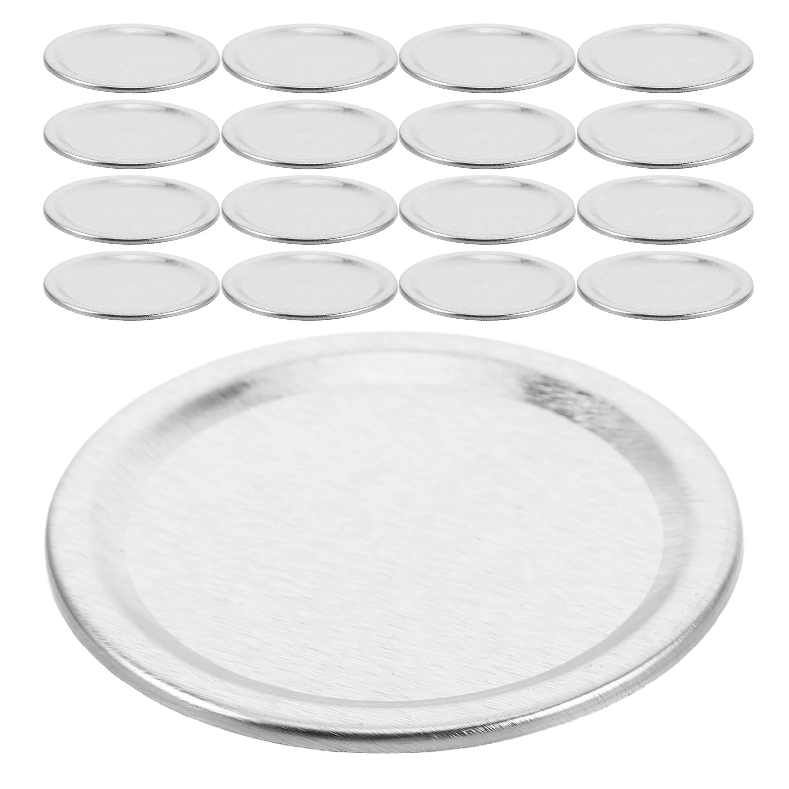 

50Pcs Tinplate Mason Jar Lids Split-Type Wide Mouth Leak-Proof Metal Seals Food Storage Mason Jar Lids Wide Mouth Jars Lid