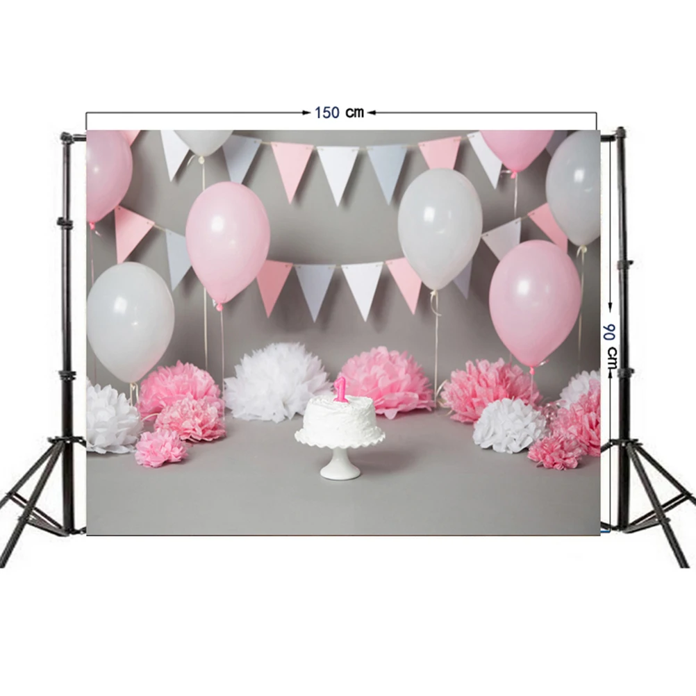 

Background Cloth 1st Birthday Photo Backdrop Kids Cartoon Seamless Premium Material Long Term Use Christmas Wall