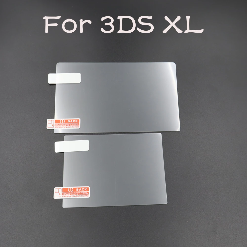 Top Bottom HD Clear Protective Film For 2DS/3DS/3DS XL/New 3DS/New 3DS XL/NDS/NDSL/NDSI/NDSi XL/WiiU/PSPGO LCD Screen Protector view 4