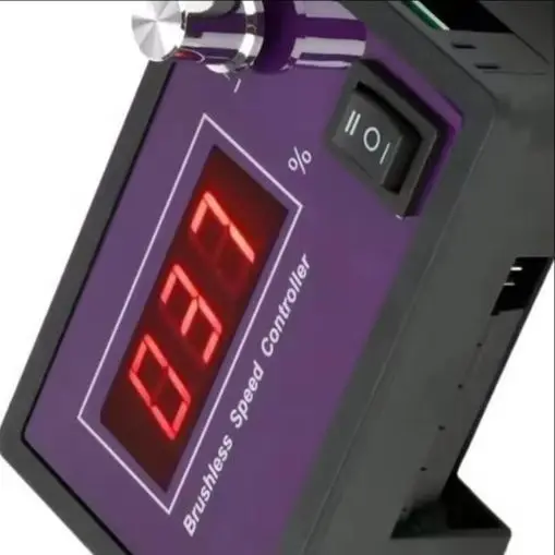 

10-55V 15A DC Brushless Motor Speed Controller Embedded Three-Phase No Hall Forward And Reverse Regulator for Motor Control