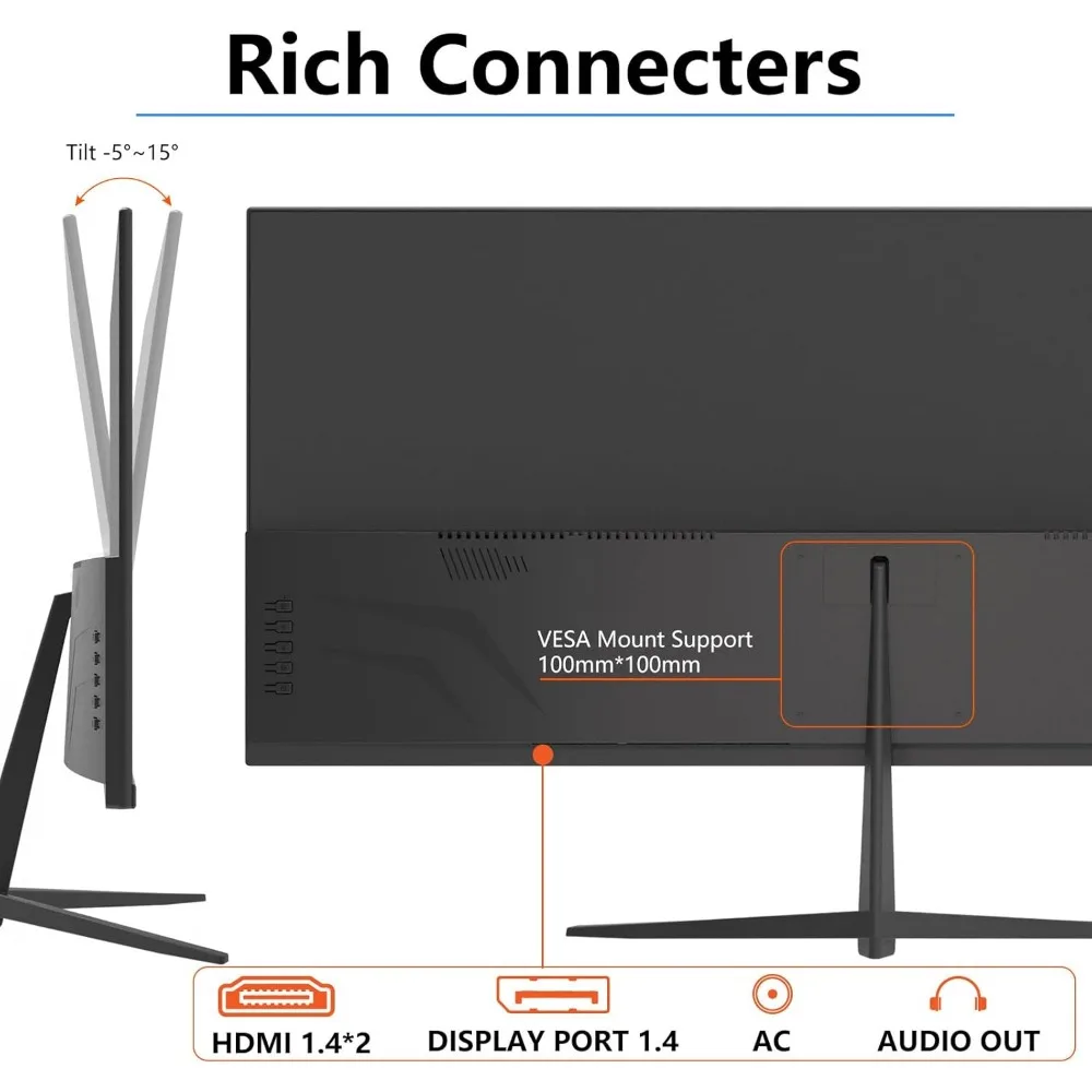 Monitor de juegos Ultra ancho, pantalla IPS 21:9 de 34 pulgadas, ultra-wqhd, 3440x1440P, AMD FreeSync, hasta 144Hz, 1ms