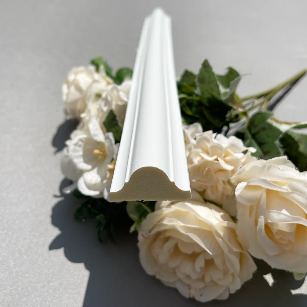 18 Pieces of Decorative Molding for Background Wall, PU Material, Imitation Plaster Material