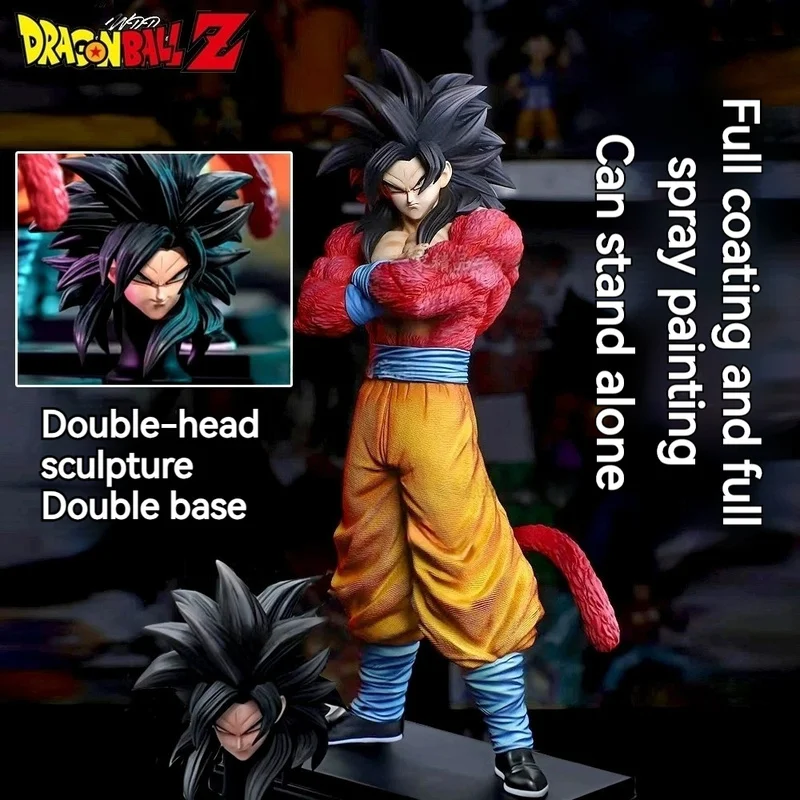 

Dragon Ball Super Saiyan Jt Super Four Goku Beijita Standing Scene Box Set Statues Anime Models Desktop Ornaments High Quality