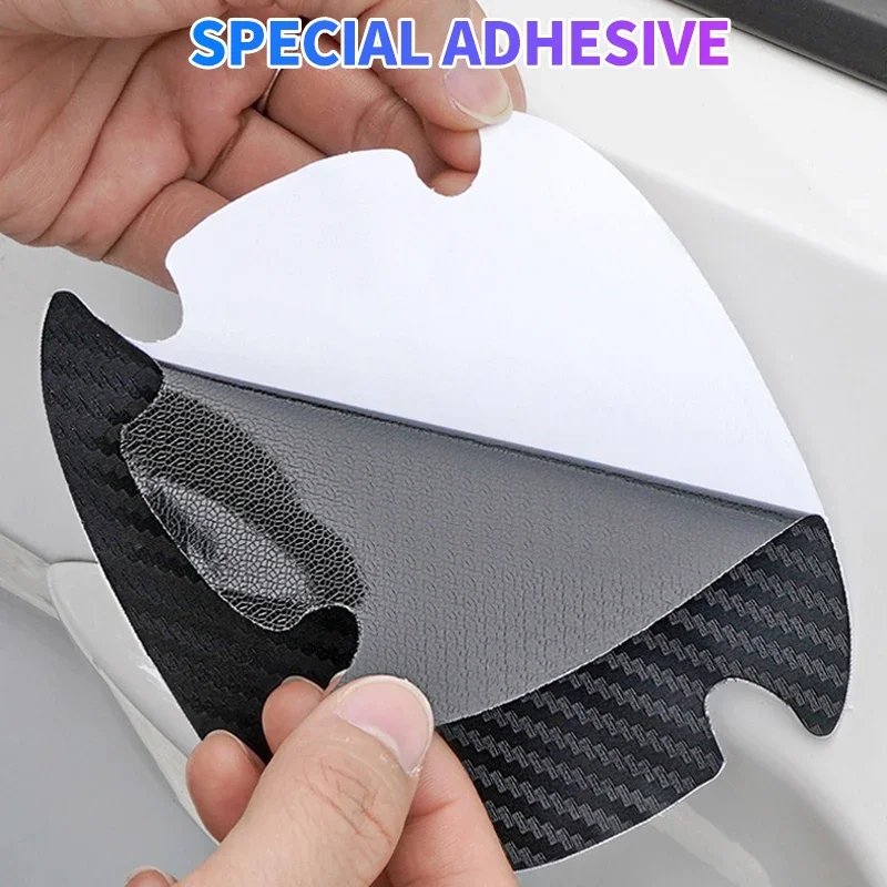 Car styling Car Door Sticker Carbon Fiber Styling Scratches Cover For Peugeot 206 307 308 3008 207 208 407 508 2008 5008 107 106