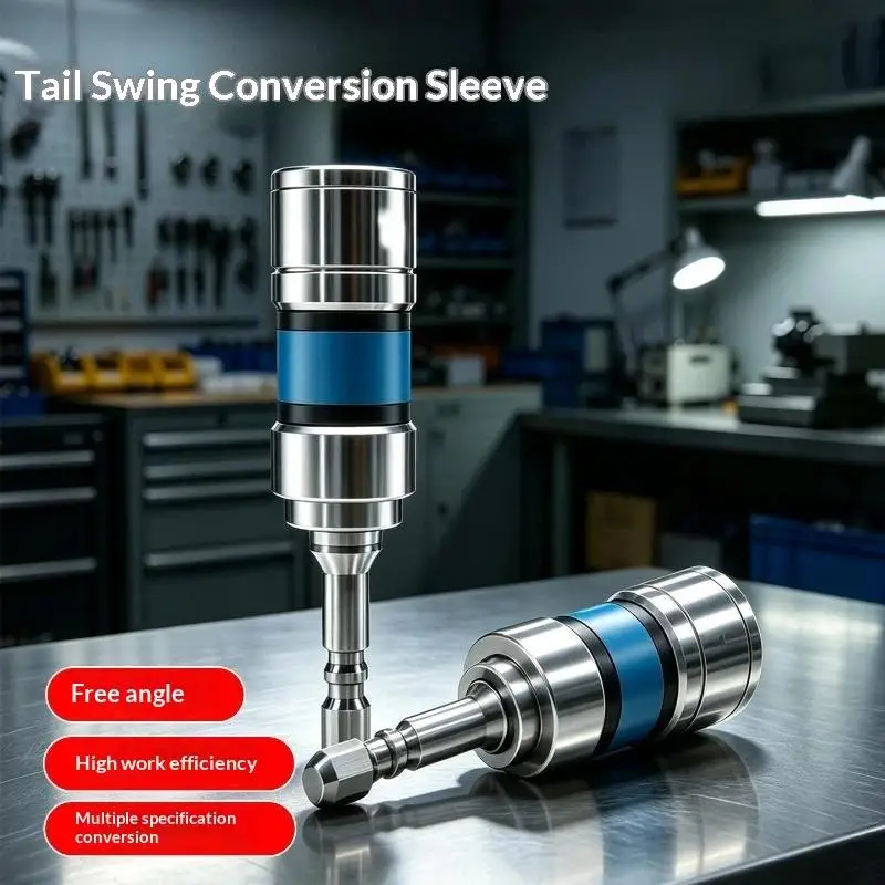 1/7Pcs Universal Joint Swivel Socket Adapter Hex Socket Extension Bar Quick Release Converter Tool For Power Drill Screwdriver