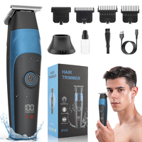 Resuxi New Professional Electric Hair Clipper LCD Digital Display Hair Trimmer for Men Barber Oil Engraving Hair Cutting MS-817