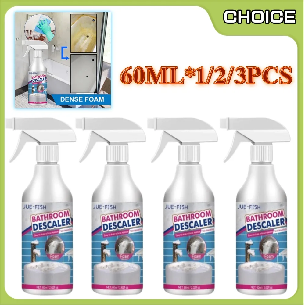 

Спрей для удаления накипи в ванной комнате. Очиститель стойких пятен. Быстрое удаление стеклянного умывальника. Средство для очистки удаления накипи из нержавеющей стали.