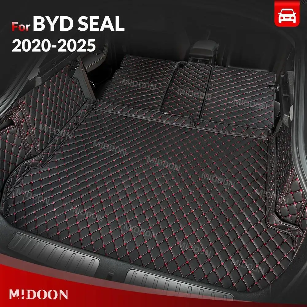 

Автоматический коврик в багажник с полным покрытием для BYD SEAL 2020-2025 24 23 22 21, автомобильный защитный коврик, грузовой вкладыш, аксессуары для интерьера